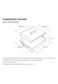 La Planchetta 1 Hornalla + Espátula + Pinza + Moldes + Pinchos De Regalo