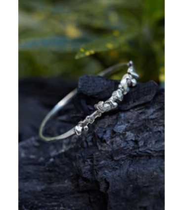 Pulsera Erosión - Plata