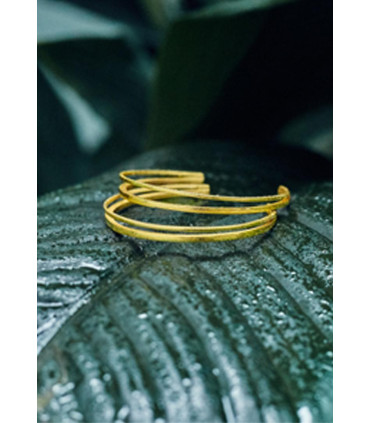 Pulsera Doble - Dorado
