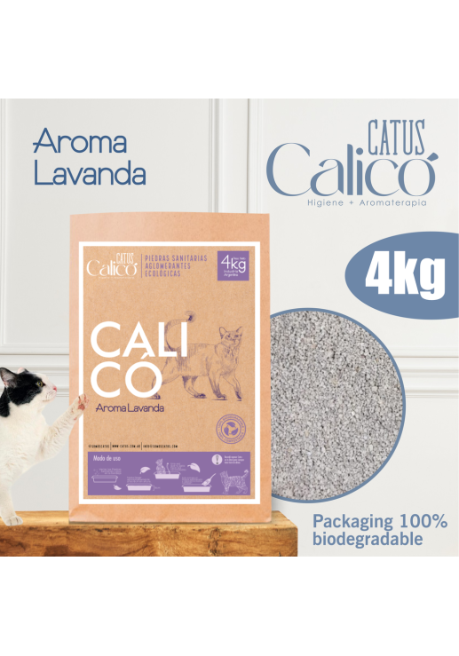 Piedras Sanitarias Aglomerantes Aroma A Lavanda Catus Calicó X 4 Kg
