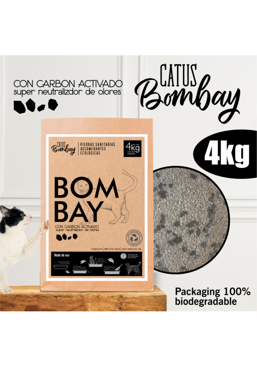 Piedras Sanitarias Aglomerantes Catus Bombay X 4 Kg