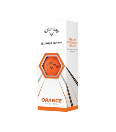 Pelotas Golf Callaway Supersoft - Tubo X 3