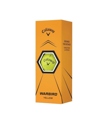 Pelotas Golf Callaway Warbird Yellow (tubo)