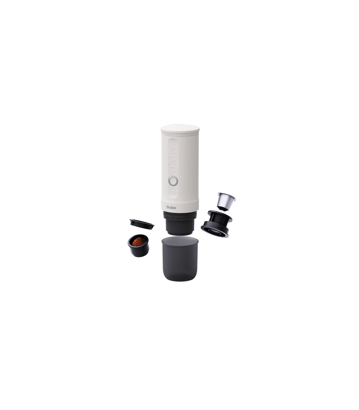 Máquina De Espresso Portátil Nano (blanco Perla)