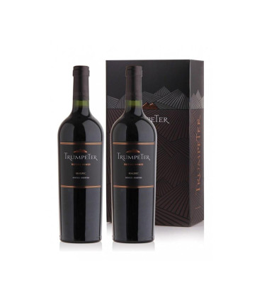 Vino Tinto Trumpeter Malbec Estuche Carton X 2 Rutini Wines