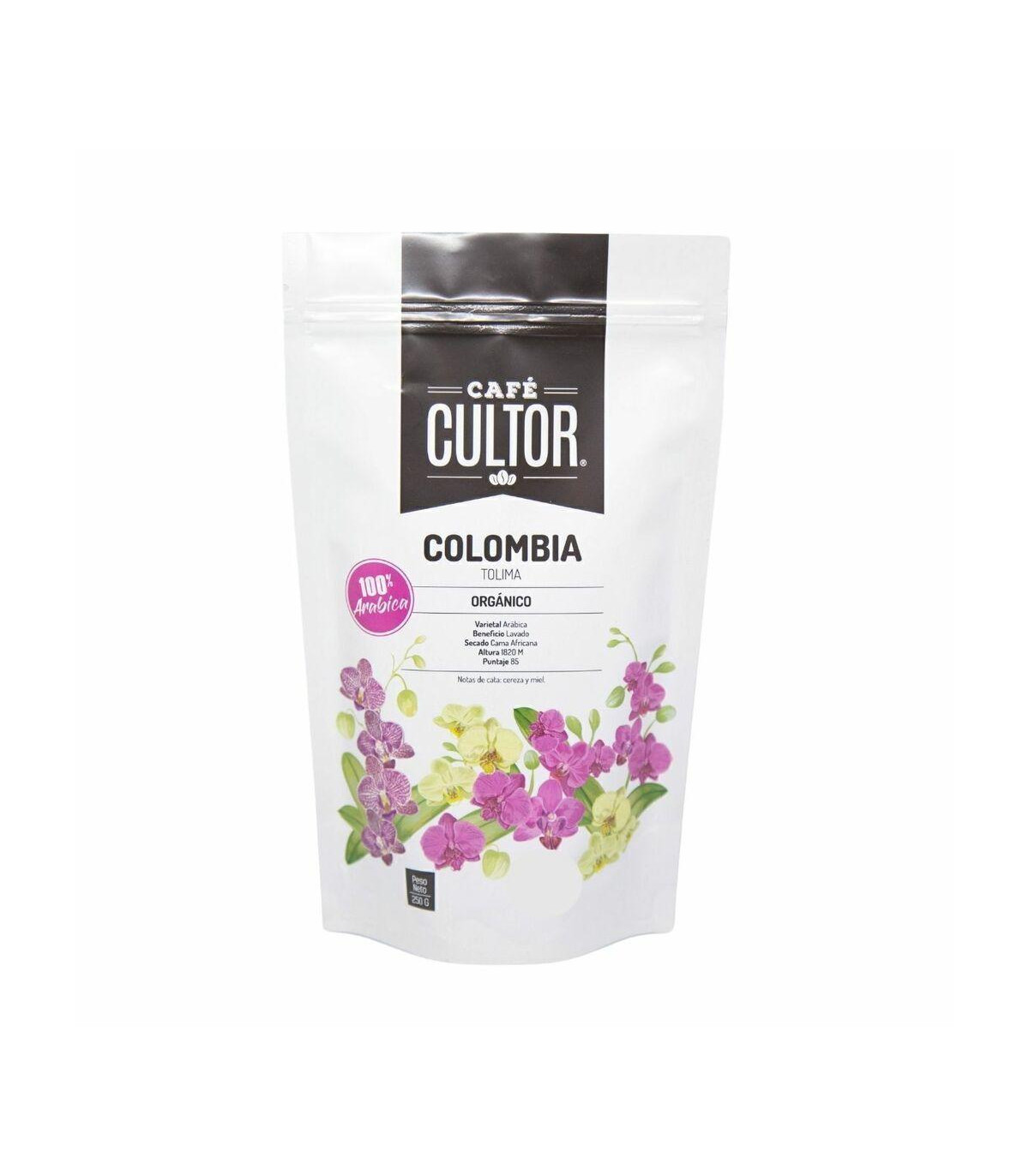 Café En Granos Colombia Tolima 250 Gr Café Cultor