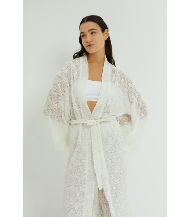 Kimono Poussin Off White
