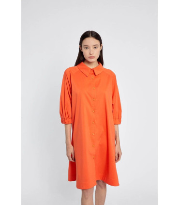 Vestido Camisero Lua Naranja