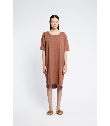 Vestido Zadie Marron