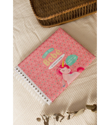 Libro De Bebe Mana Pink Rosa