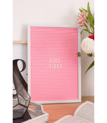 Letterboard Milán Rosa