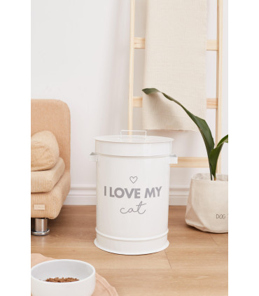 Container M I Love My Cat Gris