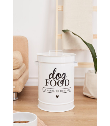 Container M Dog Food Negro