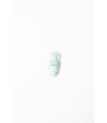Tapón De Botella Maneki Neko - Verde