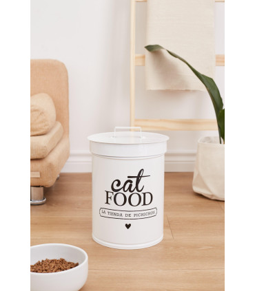 Container S Cat Food Negro