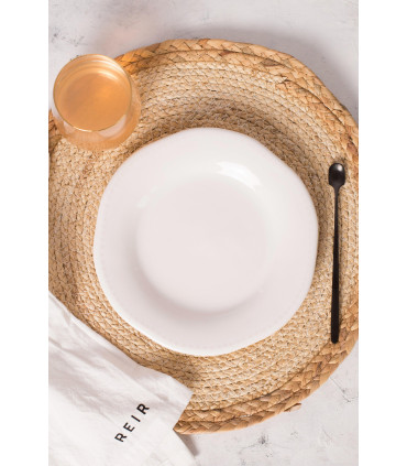 Plato De Postre Queen Blanco