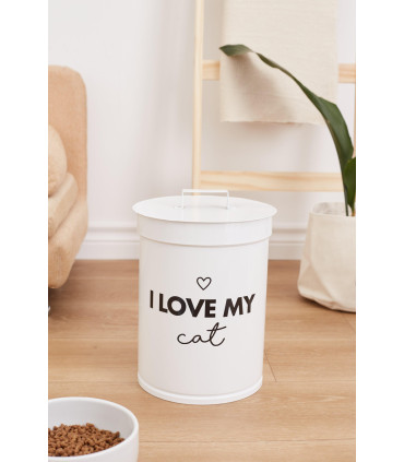 Container S I Love My Cat Negro