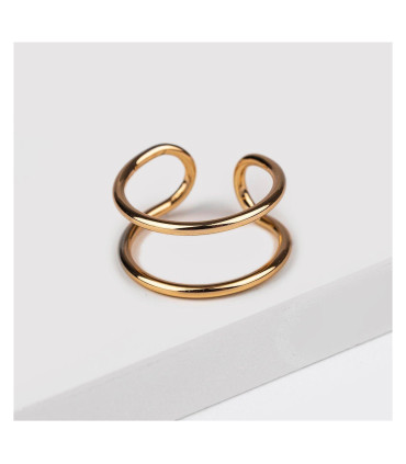 Anillo Polk - Dorado Brillante