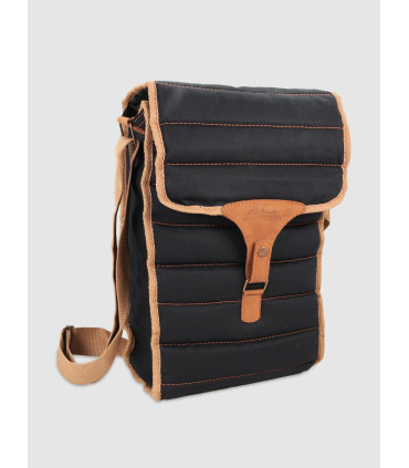 Bolso Negro Matero C/ Correa