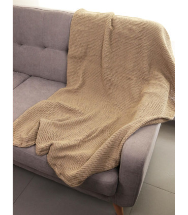 Manta Nido Beige 100x150cm