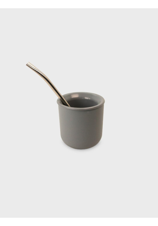 Mate Gray C/extractor Y Bombilla