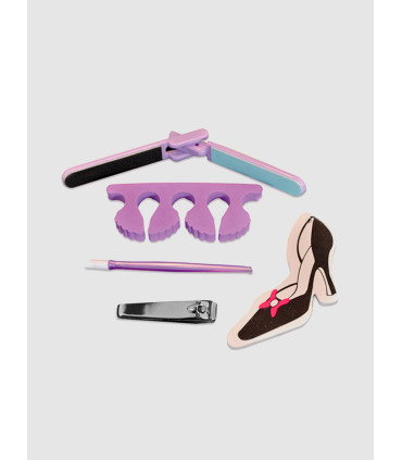 Set Pedicura Zapatito 5 Piezas
