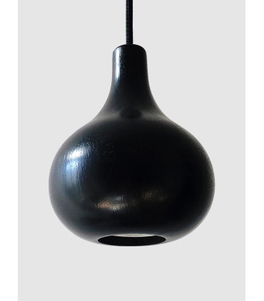Lámpara Bulet Negra Techo 12cm Diámetro