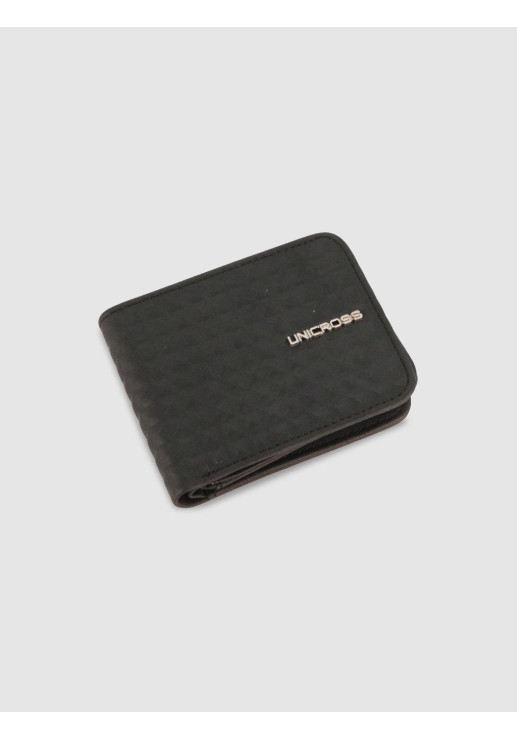 Billetera Negra Relieve Unicross