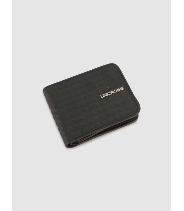Billetera Negra Relieve Unicross