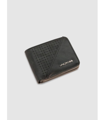 Billetera Calada Unicross C/división-negro