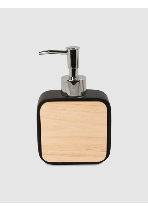 Dispenser Jabon Liquido Wood Negro