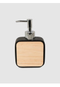 Dispenser Jabon Liquido Wood Negro