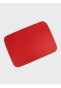 Individual Ecocuero Reversible Rojo/negro