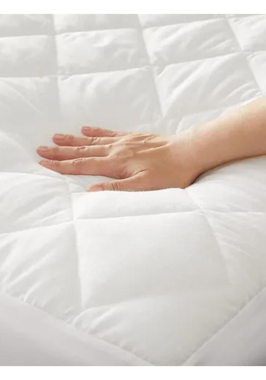 Cubre Colchón Blanco 100 X 200 Confort Soft 1 Plazas