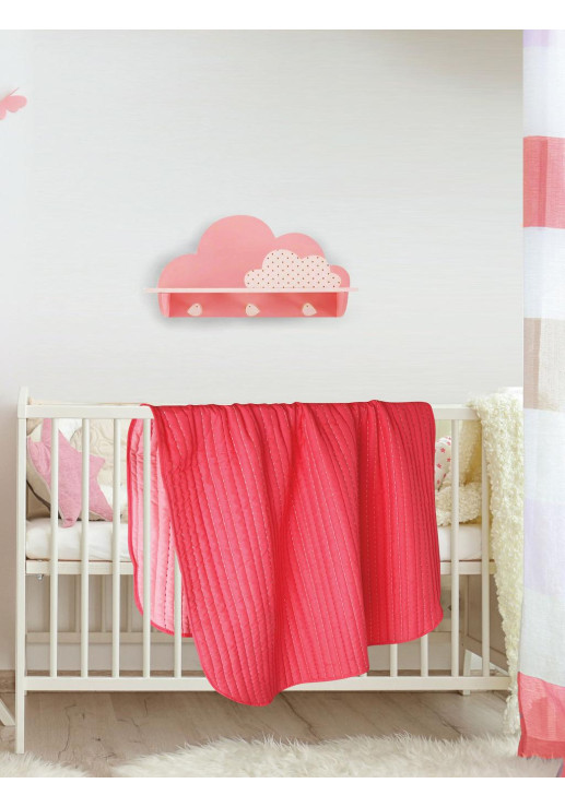 Quilt Cuna Reversible Coral