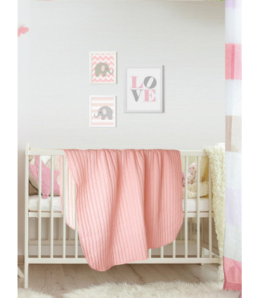 Quilt Cuna Rosa