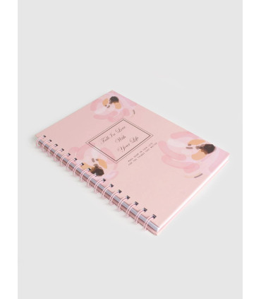 Cuaderno Rosas Espiral