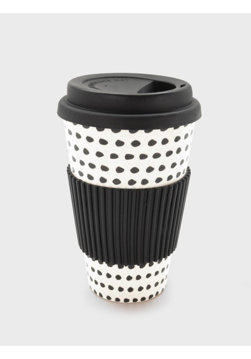 Coffee Cup Dots Bamboo