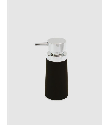 Dispenser Jabón Líquido Negro Big Premium 18x8cm