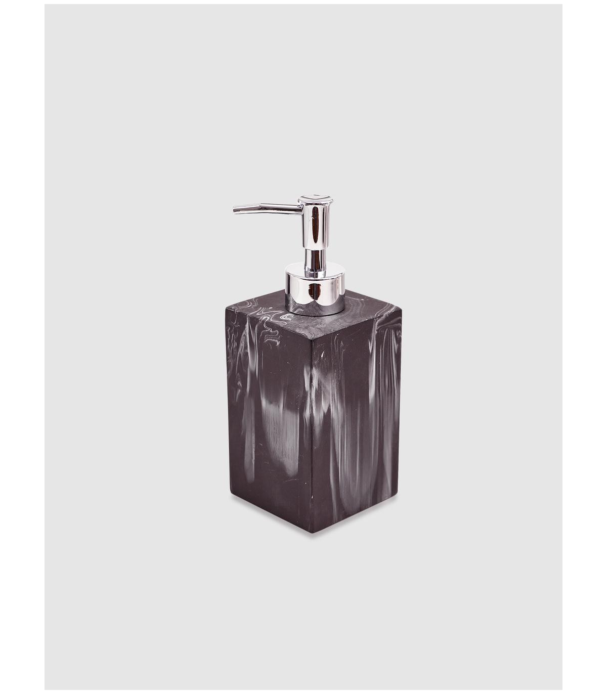 Dispenser Jabón Líquido Carrara Negro Quadri 17,5x7cm