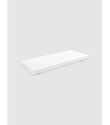 Bandeja Solid White Con Pie