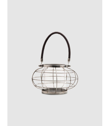 Farol Cromado Con Manija 13 Cm