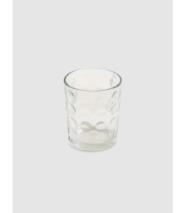 Vaso Glass Circulos 8x10cm