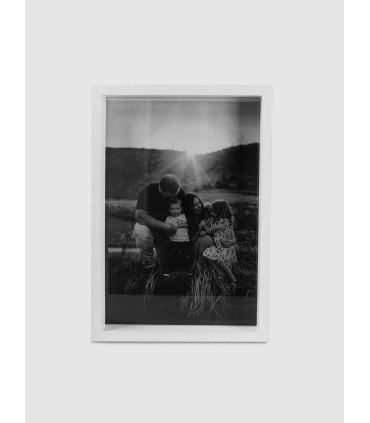 Portarretrato Box Blanco Grande 31x21cm