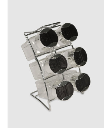 Especiero Blacky Soporte 6 Frascos