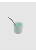 Mate Verde Pvc Con Extractor Y Bombilla