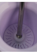 Mate Lila Pvc Con Extractor Y Bombilla