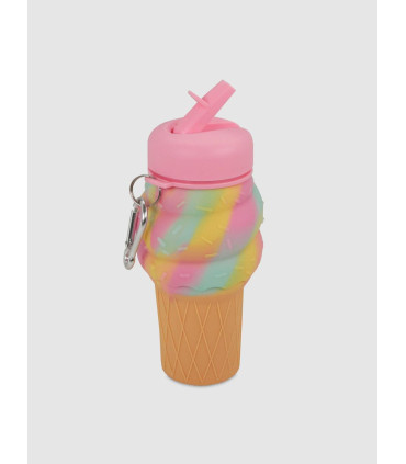 Botella Silicona Helado 500ml