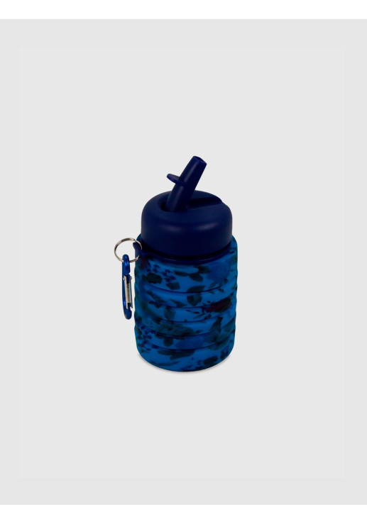 Botella Plegable Azul Picture Silicona 500ml