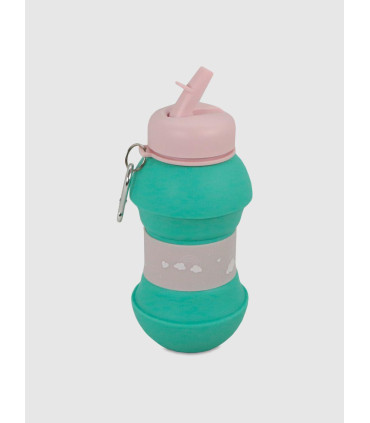 Botella Plegable Silicona Cloud C Pico 550ml